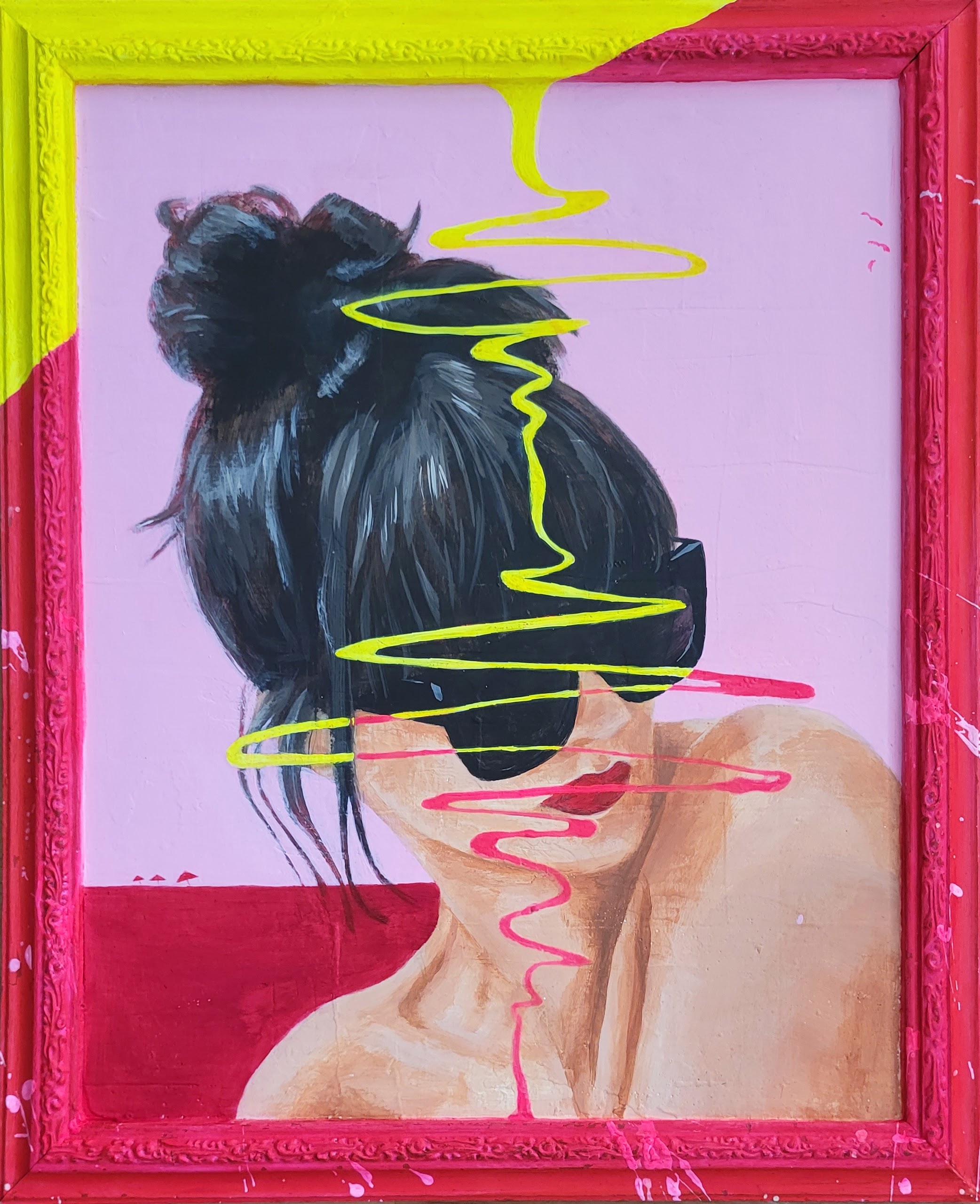 The painting 'Echos of her tide'