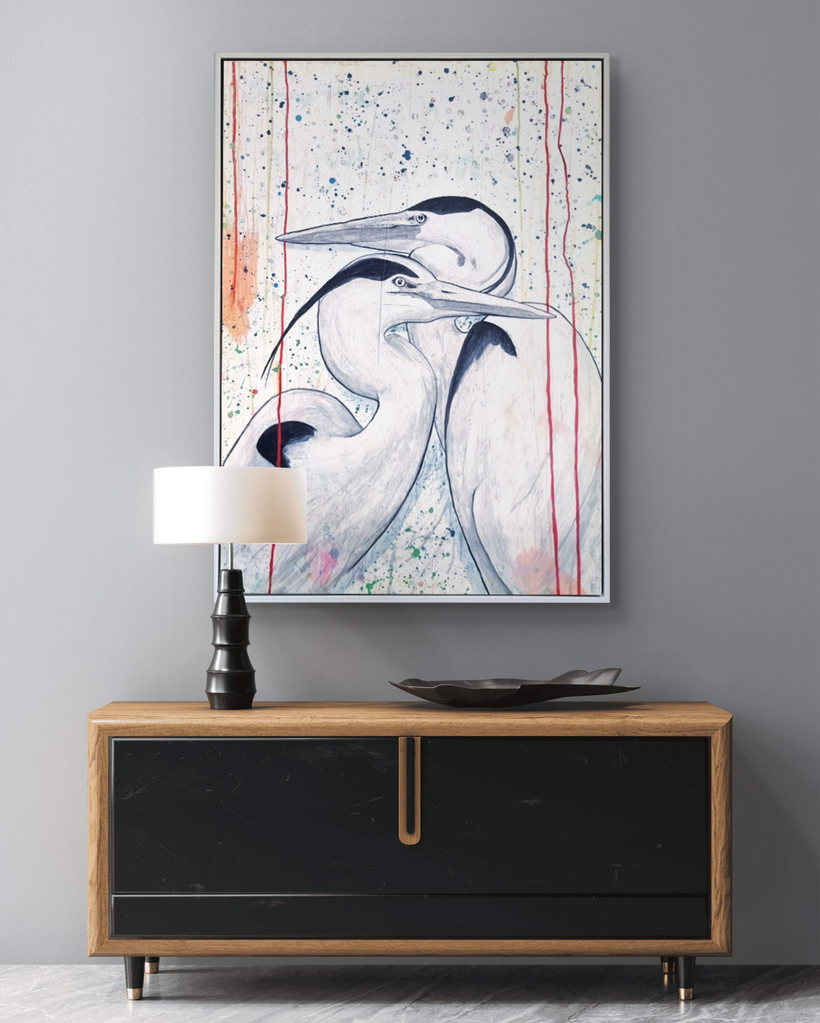 'Rearview' in a room