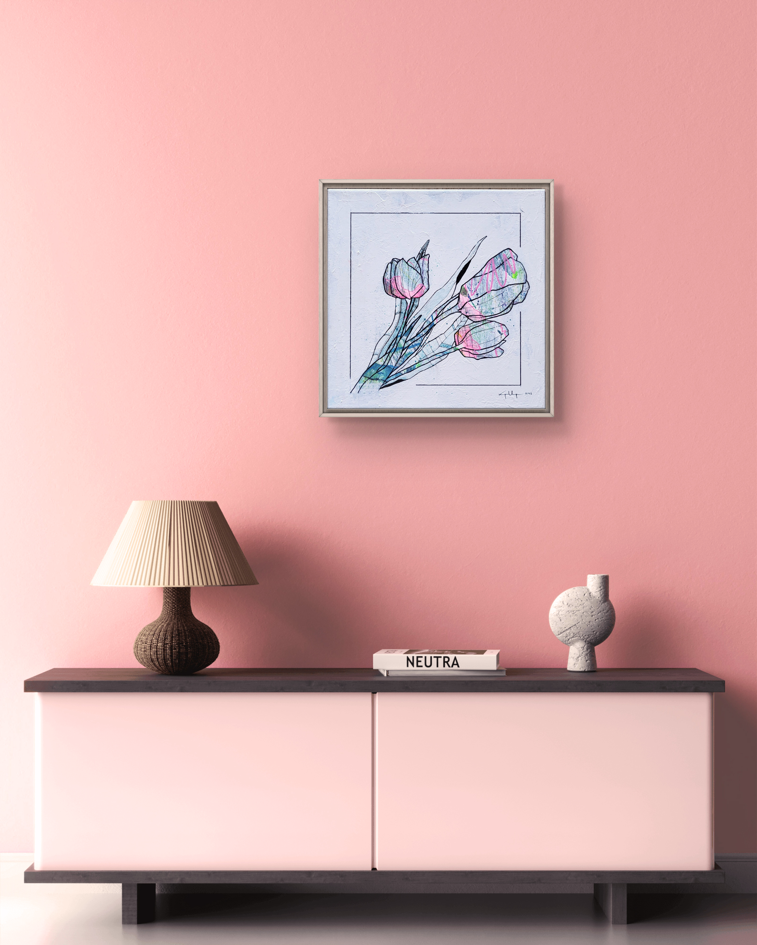 The painting Tack in situ