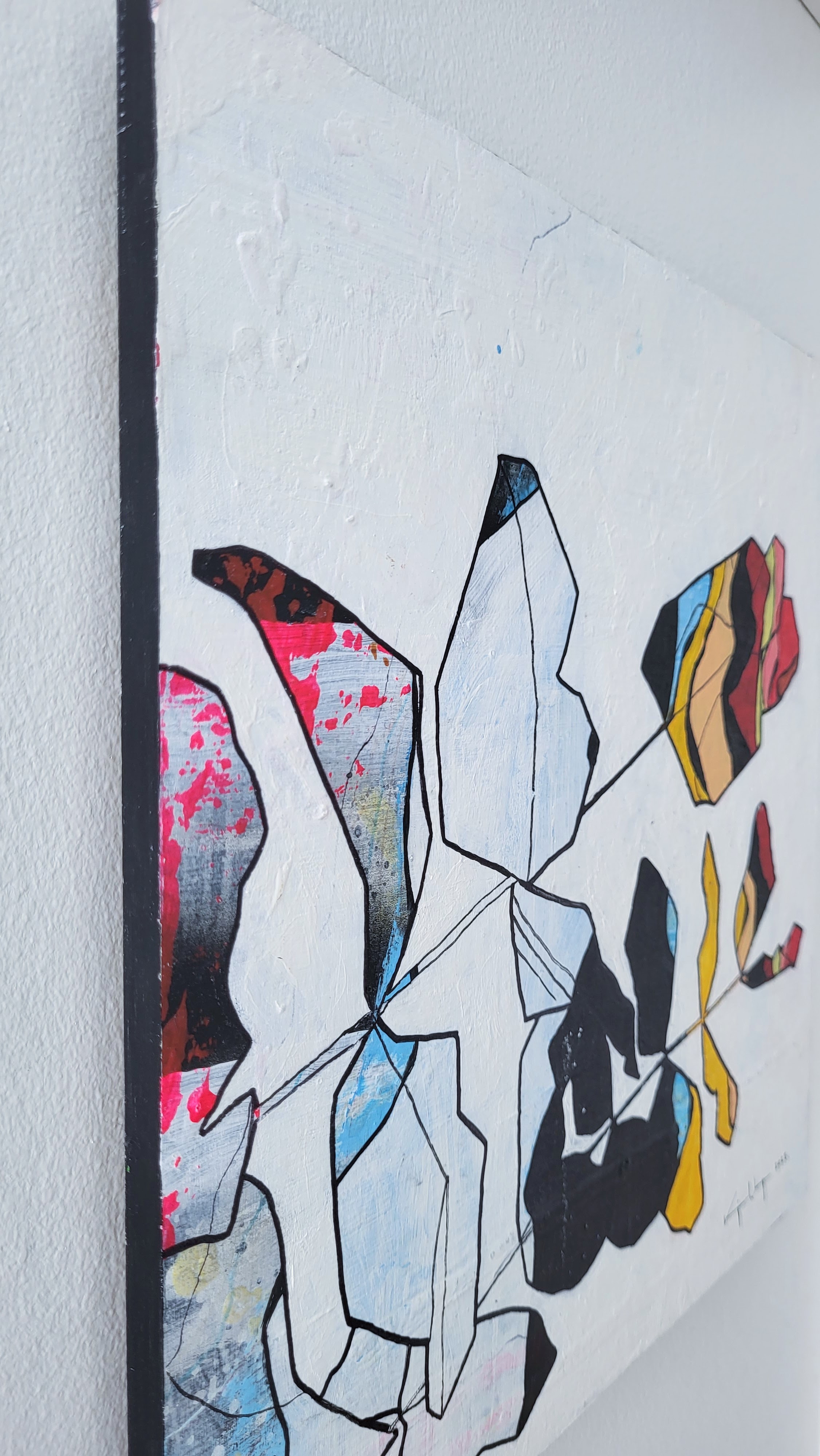 Closeup on the painting Complement